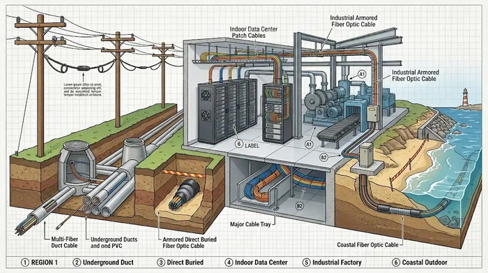 Fiber optic cable installation environments@hengtongglobal Fiber optic cable installation environments@hengtongglobal