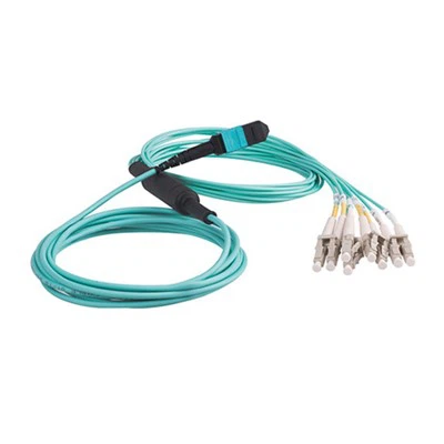 MPO To LC Fiber Optic Jumper Cable MPO To LC Fiber Optic Jumper Cable